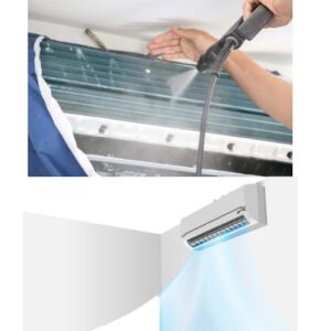 split ac service with jet spray